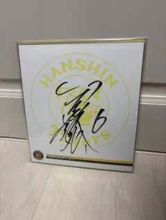 HANSIN Tigers 金本知憲　サイン入り記念品 色紙