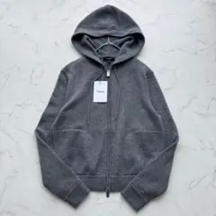 新品✨ セオリー 2025年モデル カシミヤ混 ジップアップフーディ パーカー