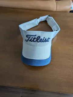 Titleist バイザー ホワイト/ブルー