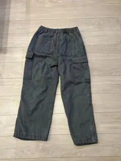 GU スーパーワイドカーゴパンツ Sサイズ ダークグレーのサムネイル