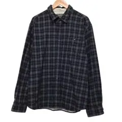美品　Eddie Bauer エディーバウアー　長袖チェックフランネルシャツ
