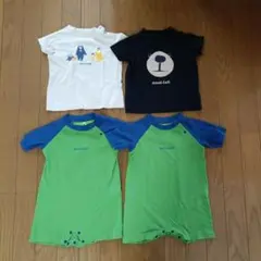 mont-bell ベビー80センチTシャツ、ロンパース計4枚