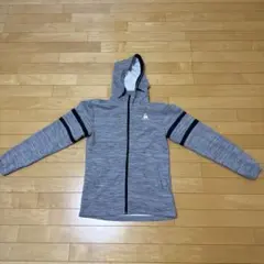 ルコック グレー フード付きパーカー