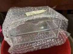 未使用品■無印良品■送料無料■重なるアクリルケース２段引出