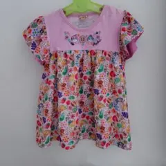 アンパンマンのカラフル花柄刺繍チュニック