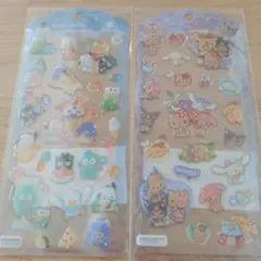 ドロップジュエリーシール サンリオ はぴだんぶい 日焼けキティ シナモン