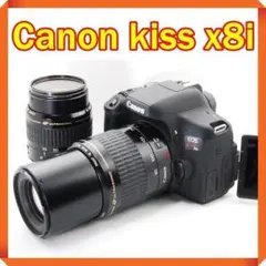 Canon kiss x❤スマホ転送❤ダブルレンズ❤カメラバッグ付❤一眼レフ ✨ Canon EOS kiss x9 一眼レフ スマホ転送 ダブルレンズセット - メルカリ