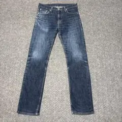 Levi’s 513 W29 L32 スリムストレート 濃紺 ヒゲ ウォッシュ