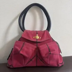 美品✨ヴィヴィアンウエストウッド オーブ ボストンバッグ チェック柄