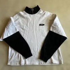 OY オーワイ ハーフジップ トレーナー スウェット レイヤード　メンズ　韓国