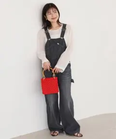 新品　タグ付き　イエナ　リー　コラボ　デニム　サロペット　オールインワン