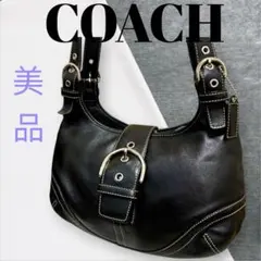 【美品】COACH オールドコーチ ツーリストポーチ ショルダーバッグ オールドコーチ ☆ USA製 レザー ターンロック ミニ ショルダーバッグ