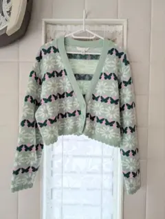 H&Mクロップドカーディガン XL