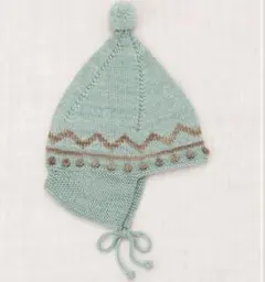 Misha&Puff Zig Zag Pointy Peak Hat 4-8y