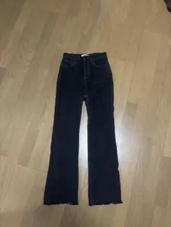 lazy and easy デニムパンツ　フレア
