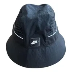 NIKE バケットハット ブラック メッシュ　黒　M/L
