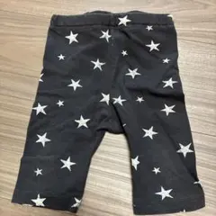 petit main 星柄 ブラックパンツ 80