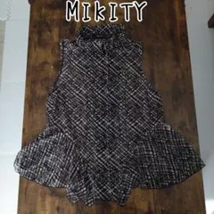 MIKITY ノースリーブブラウス ワイヤー襟 ヴィンテージ
