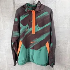 NIKE Dri-FITハーフジップアノラック プルオーバー L 好配色