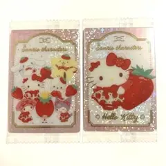 サンリオキャラクターズ　ウエハース10 ハローキティ　集合　箔押し　レアカード