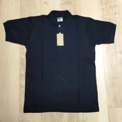 【新品未使用】日本製半袖ポロシャツ　ブラック　サイズL
