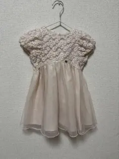 チュールレースワンピース