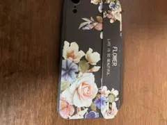 フラワー柄 iPhoneXR用ハードケース