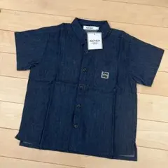 ☆新品☆120 BEBE デニムシャツ　半袖