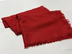 LOUIS VUITTON 大判 モノグラム ショール ストール レッド