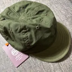 D AND H リップストップアーミークロスと倉敷帆布のコンビサマーキャップ