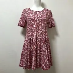 日本製　ギャラリービスコンティ　花柄　夏　ピンク　チュニック 半袖　可愛いのサムネイル