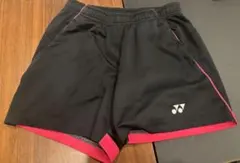 YONEX ウィメンズ　ショート　バドミントン　パンツ JP S 黒/ピンク