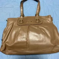COACH レザー トートバッグ ブラウンのサムネイル