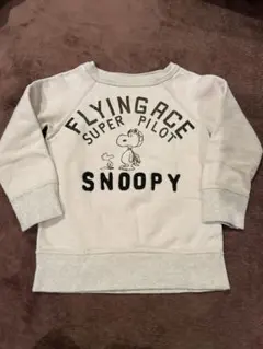 デニムダンガリー スヌーピー のトレーナー 100cm