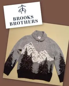 Brooks BrothersジップアップセーターS