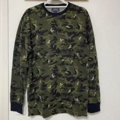 【新品未着用】ラルフローレン カモ柄 サーマル ロンT長袖カットソー L