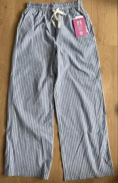 mikippppe x FLC ストライプ イージーパンツ L