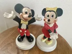 Disney ミッキー＆ミニー 陶器フィギュア　ヴィテージ　アメリカ　ディズニーのサムネイル
