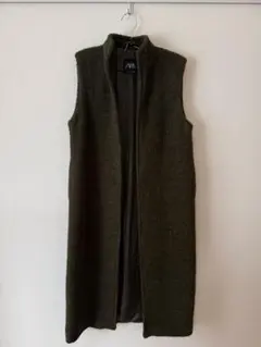 新品 ZARA 定価22,990円 ウールブレンドベスト コート S 完売品 