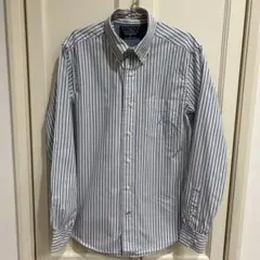 NAUTICA ストライプ 長袖シャツ Sサイズ