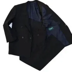 TROJAN トロージャン メンズダブルスーツ 春·夏用 ネイビー