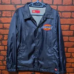 Dickies ディッキーズ　ナイロンコーチジャケット ネイビー　Sサイズのサムネイル