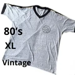 80’s チャンピオン ChampionリンガーVネックTシャツ XL USA製