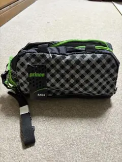 princeバッグ ブラック/グリーン