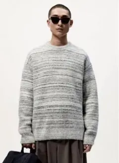 Studio Nicholson × ZARA テクスチャーストライプセーター