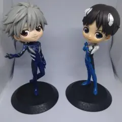 渚カヲル　碇シンジ　フィギュア　Qposket　エヴァ　プラグスーツ