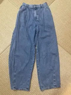 GU バレルレッグジーンズ　160
