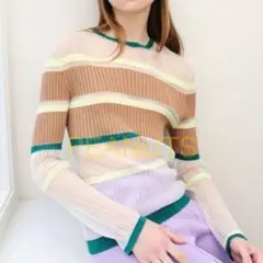 【新品・タグ付き】soduk breeze knit top