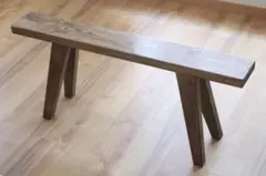 伝統技法ほぞ組】木製フラワースタンド 幅60cm×高30cm ベンチ 水槽台