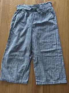 チェック柄ロングパンツ 130サイズ